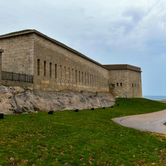 Image of Fort Trumbull from side angle