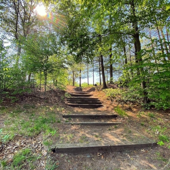 Walking path at Wharton Brook (Instagram@ilovemoo)