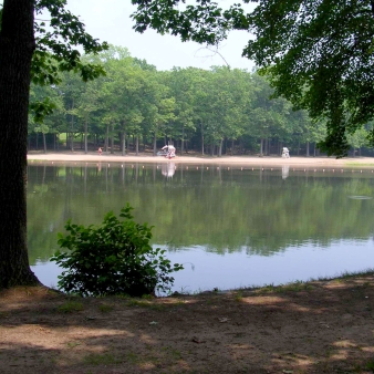 Waterfront shot of Wharton Brook