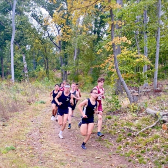 Trail Running at Wharton Brook (Instagram@xavier_xc_tf)