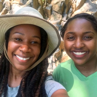 Friends hiking Sleeping Giant (Instagram@blackherbmagic)